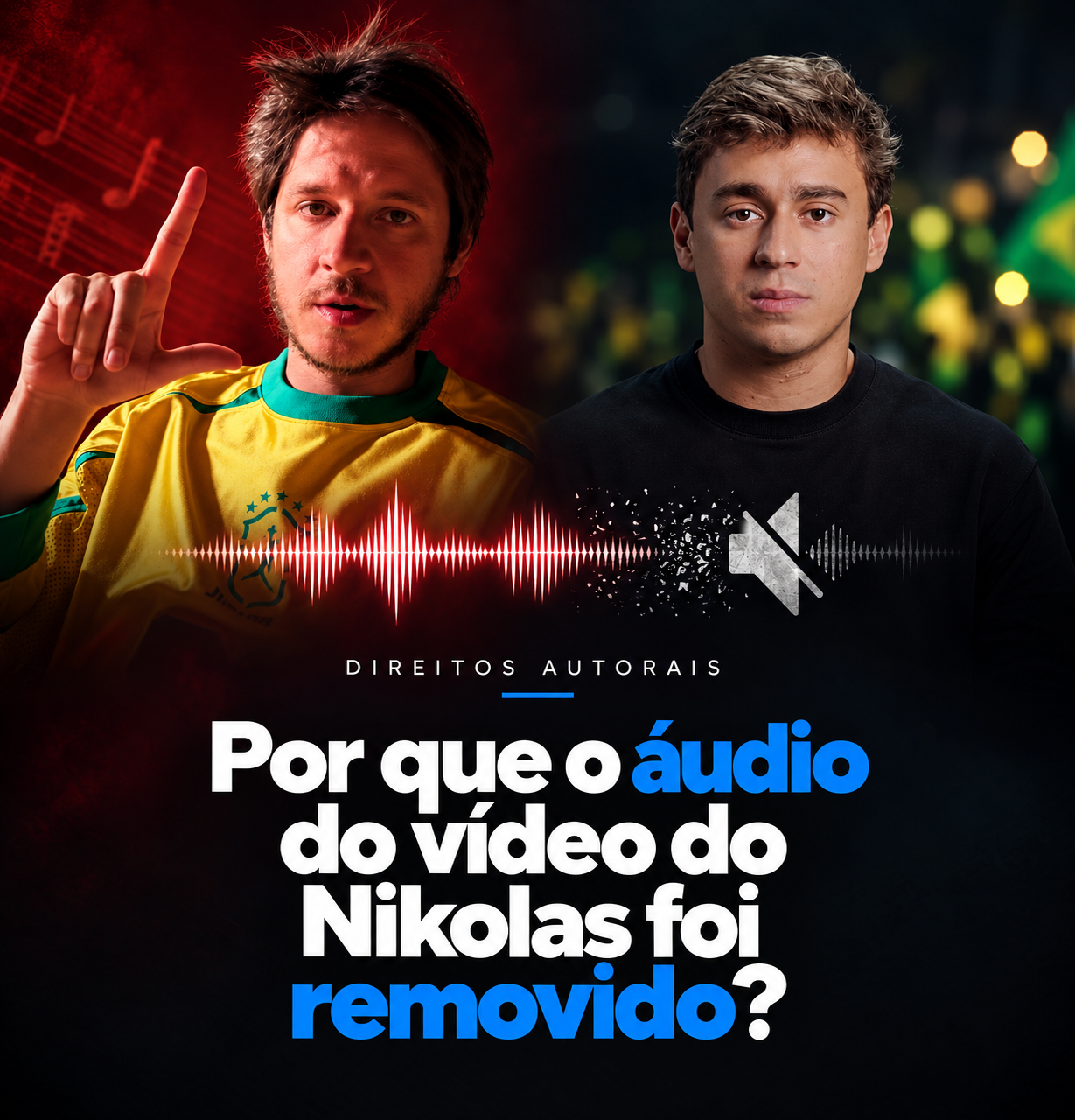 Direitos autorais audio removido